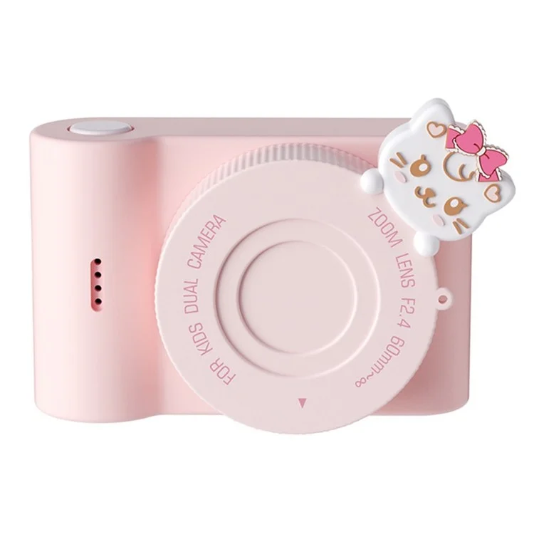 C5 48MP Kids Camera Wi-fi Transmission 3-дюймовая IPS HD Touch Emport Screen Детский Мини-игрушечный Камера Для Девочек Мальчиков - Кошка