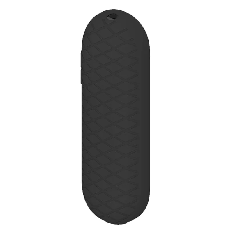 Silicone Case for Chromecast Google TV 2020 Voice Remote Shockproof Protective Remote Cover, Grid Design - Black
