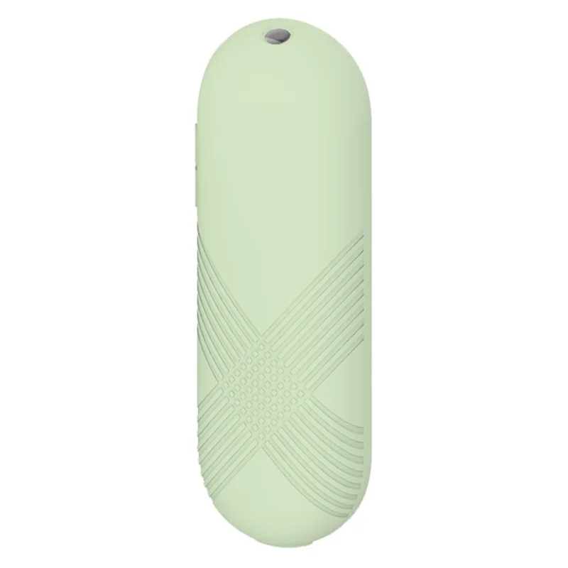 Pour Google Chromecast 2020 Télécommande TV Housse de protection anti-rayures en silicone souple (texture en forme de X) - Matcha Green