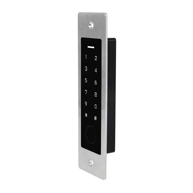 EF4 Eingebettete Türzugriffst -steuerung Tastatur Fingerabdruck Biometrie Hintergrundbeleuchtung Kontrollierter Tastatur, Die Bis zu 1000 Mögliche Benutzer Unterstützt