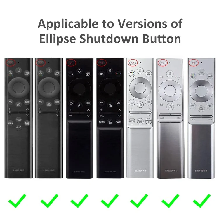 SX001 für Samsung 2022 BN59 Smart TV Remote Stoßfeste Silikon-Schutzhülle mit Schlüsselband - Blau