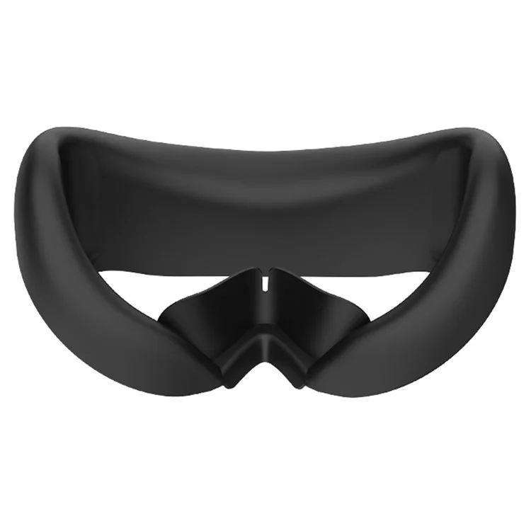 PO002 For PICO 4 VR Silicone Cover Eye Pad Sweat-proof Silicone Face Cushion Cover Replacement VR Glasses Accessories - Black