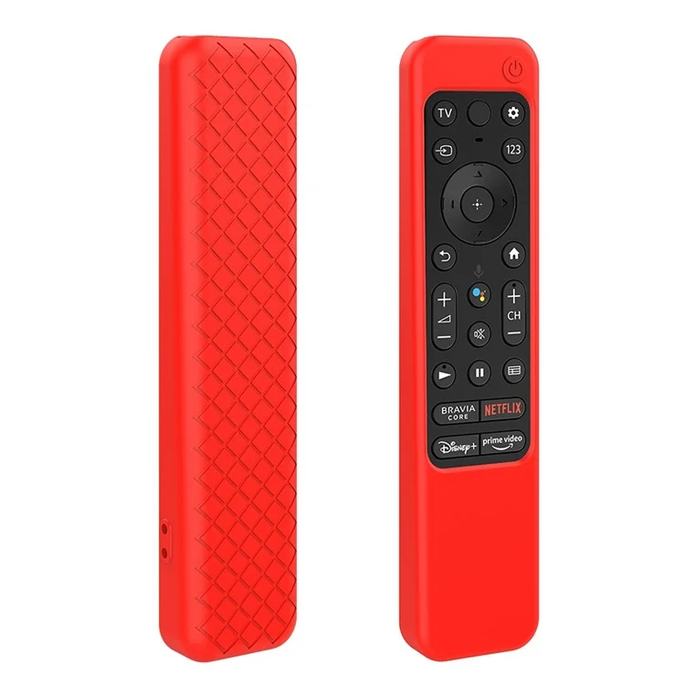 GS0022 Weiche Silikonschutzhülle Für Sony XR-A80K / XR-X90K TV RMF-TX800U Fernbediener, Anti-kratzer-schutzhülle Cover - Rot