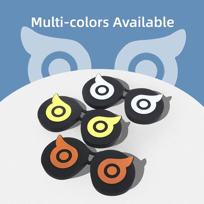 HIFYLUX PC-ZF23 for PICO 4 VR Glasses Soft Silicone Lens Protector Cute Owl Design VR Lens Cover - Yellow