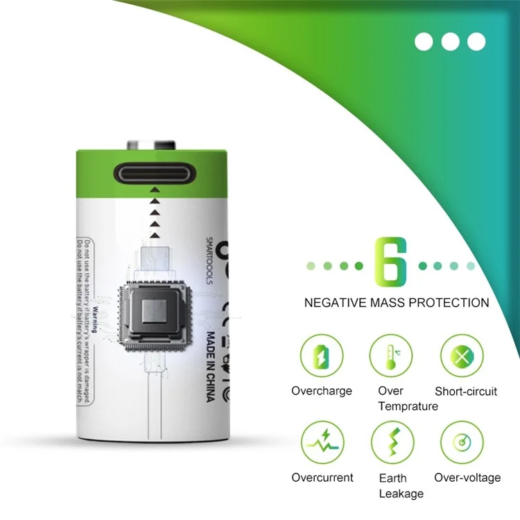 SMARTOOOLS 4 pièces 3,7 V 300 mAh Batterie Li-ion rechargeable CR2 pour appareil photo numérique, GPS, équipement médical de sécurité