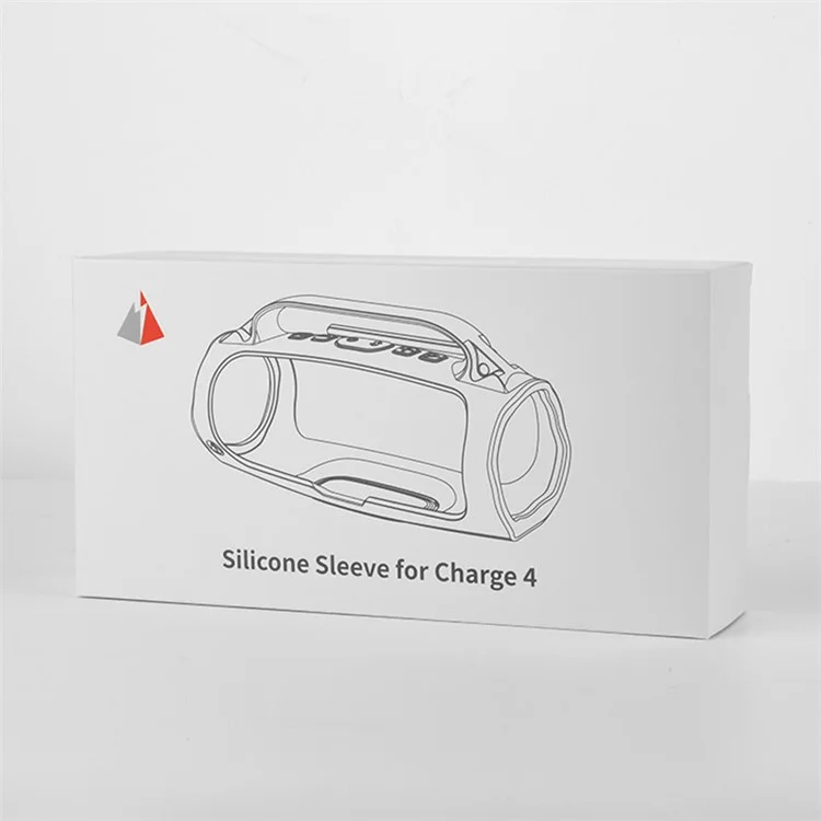 TXESIGN Custodia in silicone per JBL Charge4 Cassa Bluetooth senza fili portatile con tracolla - Blu