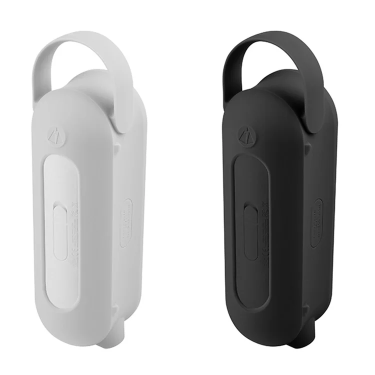 TXESIGN Anti-Scratch Silicone Case for Beats Pill+, Protective Cover Portable Bluetooth-compatible Speaker Sleeve with Handle Strap for Carrying - Black