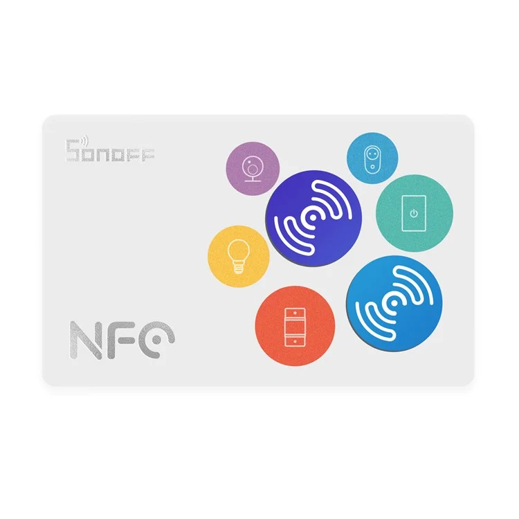 Sonoff NFC-Tag Smart Home NFC Tag Sticker Avec Carte, Autocollant NFC Portable