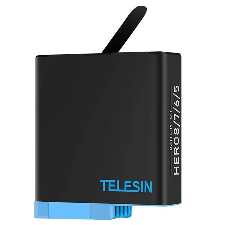 TELESIN GP-BTR-502 1220mAh Batterie pour caméra GoPro Hero 5 / 6 / 7 / 8 Pièce de rechange de batterie (Batterie non entièrement décodée)