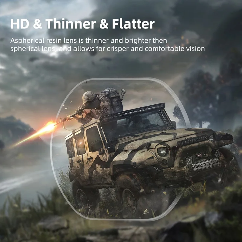 HIFYLUX PS-QF32 1 Pair Myopia Lens for PlayStation VR2 , Plastic Frame Resin Lens Aspheric Lens - -6.0 Diopter