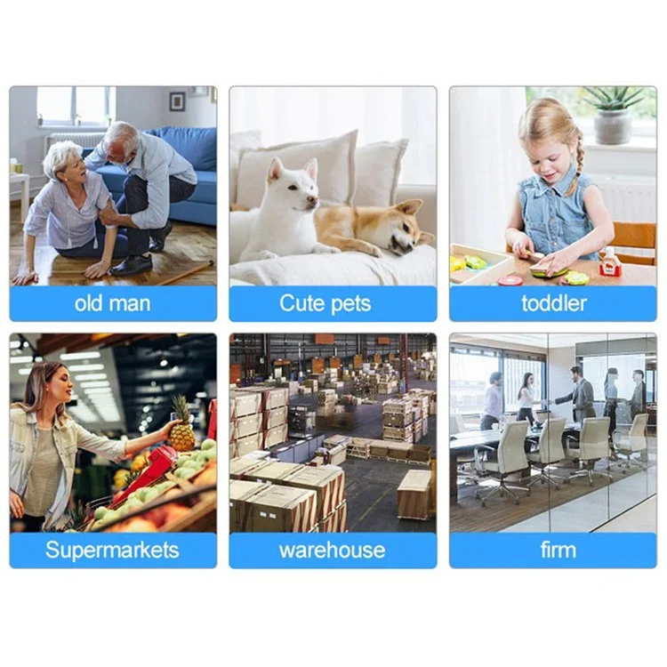 Cámara de Seguridad WiFi para el Hogar A10 HD Interior para Mascotas y Bebés, Monitor con Audio Bidireccional, Detección de Movimiento y Grabadora