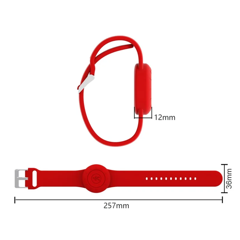 Waterproof Bracelet for Apple AirTag Tracker Holder Silicone Wristband Kids Full Case Cover - Black