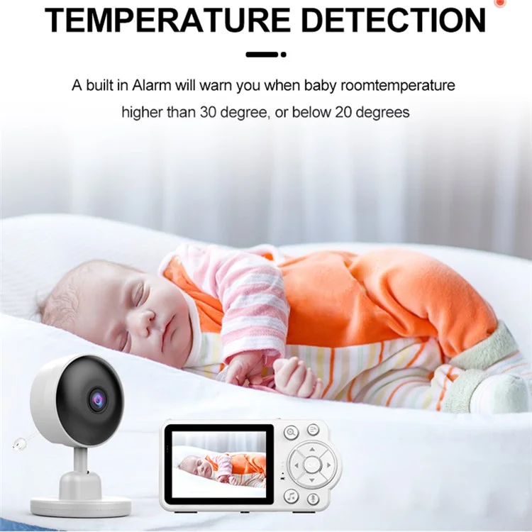 C3 2,8 Pouces Écran HD Moniteur de Bébé Caméra Remote Surveillance de la Caméra IPC Baby Caretaker, Bouche ue