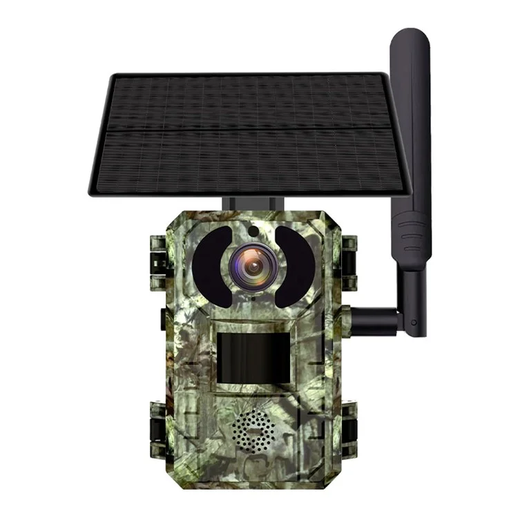 H10 Outdoor 4G Solar Wildlife Camera 4MP IR Night Vision Animal Detecting Hunting Trail Camera (Версия для США)