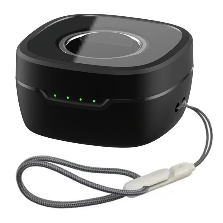 R8 Multi-Function Smart Ring Sleep Heart Rate Blood Oxygen Monitoring Finger Ring - Black / 16#
