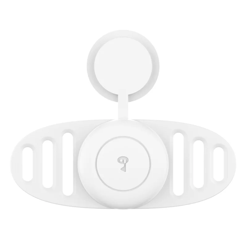 Obudowa ochronna na Apple AirTag do obroży dla psa i kota, pokrowiec z silikonu, biała