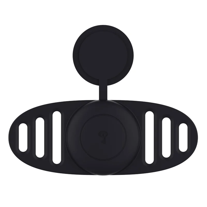 Beskyttelsesdækk til Apple AirTag til hund og kat halsbånd tracker silikone beskyttelsesdæksel - Sort