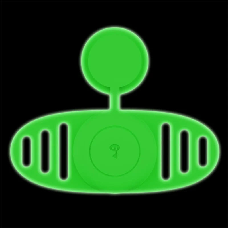 Skyddsfodral till Apple AirTag, hund- och kattcollar, spårningshylsa i silikon - Ljusgrön