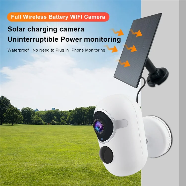 SN-S3T-SP Tuya Solar Camera HD Remote Low Power Battery Waterproof Dustproof Monitor Camera