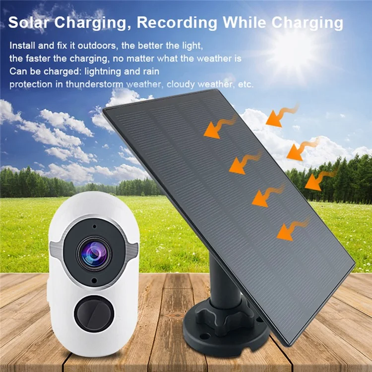 SN-S3T-SP Tuya Solar Camera HD Remote Low Power Battery Waterproof Dustproof Monitor Camera