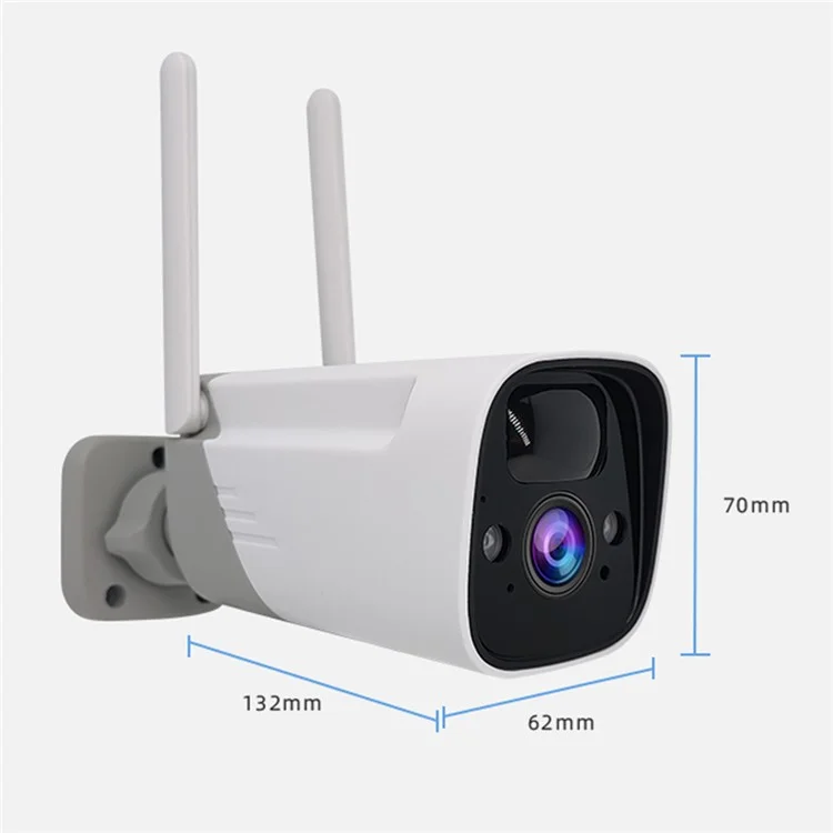 SN-P8-SP Solar Powered Security Camera Home Monitor Waterproof Camera - UK Plug