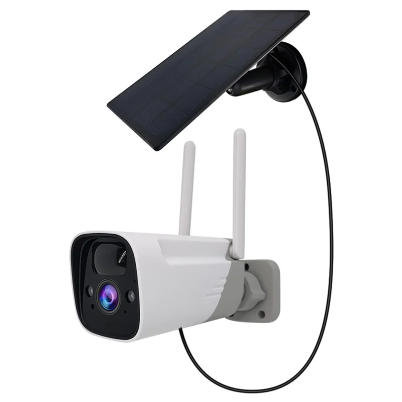 SN-P8-SP Solar Powered Security Camera Home Monitor Waterproof Camera - US Plug