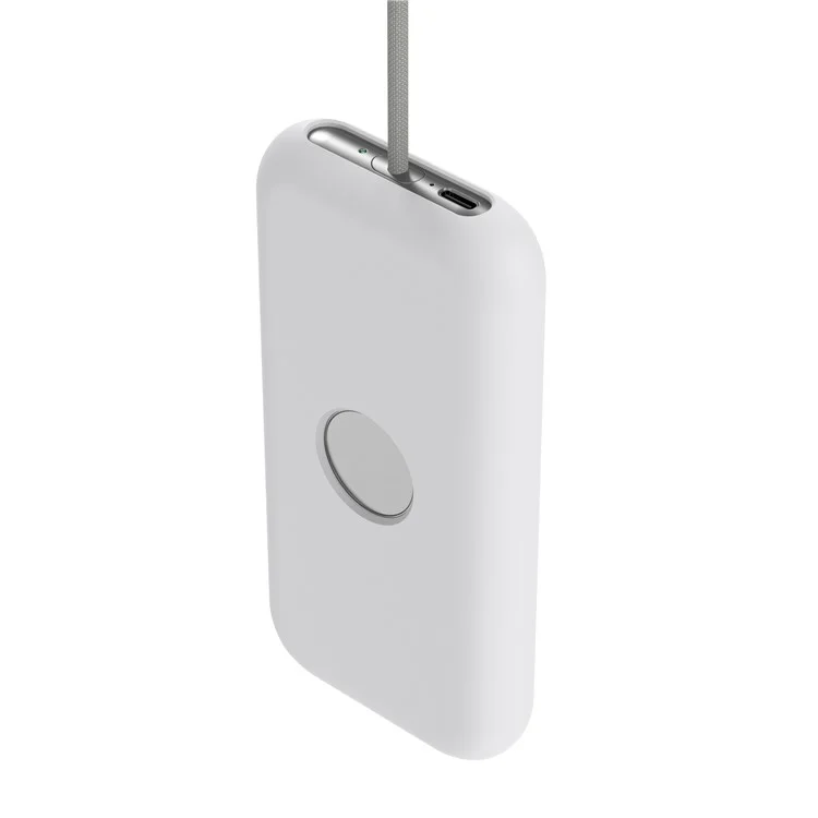 For Apple Vision Pro Battery Case Power Bank Protector Charger Silicone Cover - White