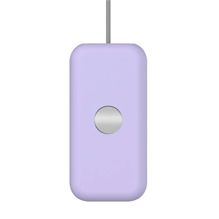 For Apple Vision Pro Battery Case Power Bank Protector Charger Silicone Cover - Purple