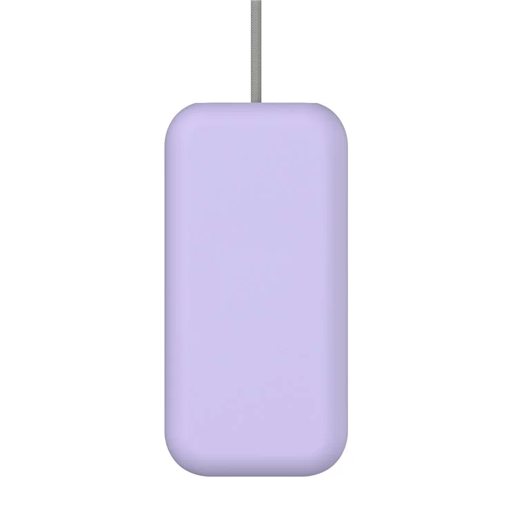 For Apple Vision Pro Battery Case Power Bank Protector Charger Silicone Cover - Purple