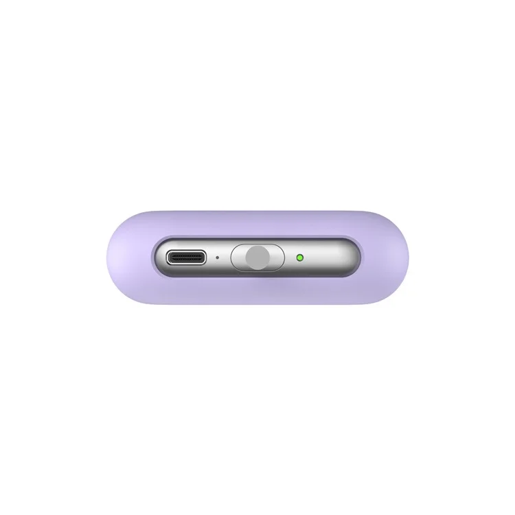 For Apple Vision Pro Battery Case Power Bank Protector Charger Silicone Cover - Purple