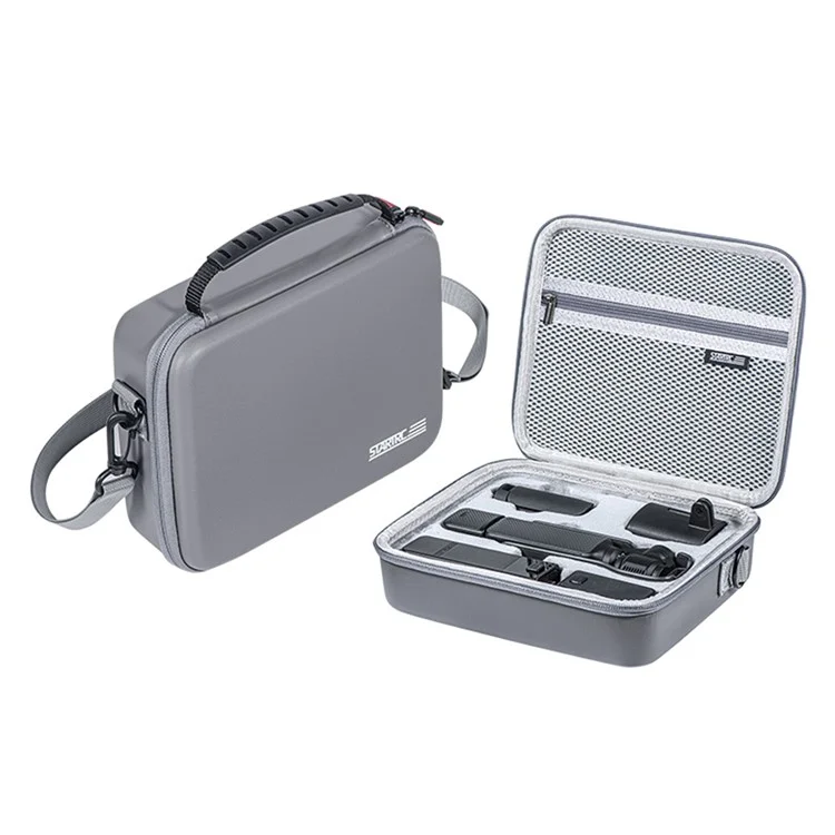 STARTRC 1137712 Para DJI Pocket 3 Camina de Bolsillo Bolsa de Almacenamiento PU Case de Transporte - Gris