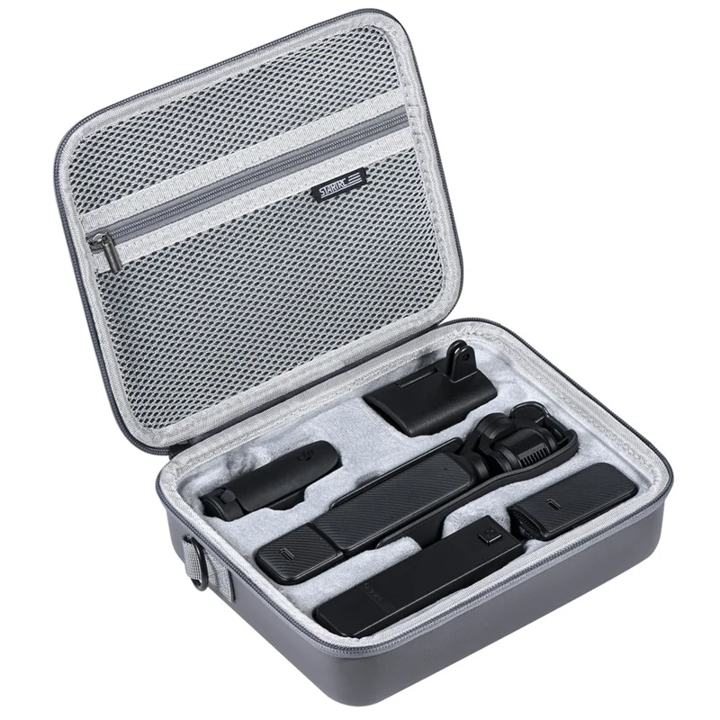 Startrc 1137712 Para DJI Bolso 3 Bolso de Armazenamento de Bolsa de Armazenamento PU - Cinza