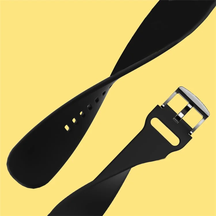 Brazalete ajustable impermeable para Apple AirTag, pulsera anti-pérdida, localizador - Negro