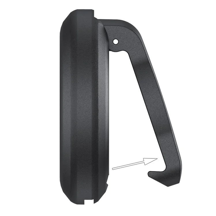 Funda protectora de silicona para AirTag, localizador Bluetooth con clip - Negro