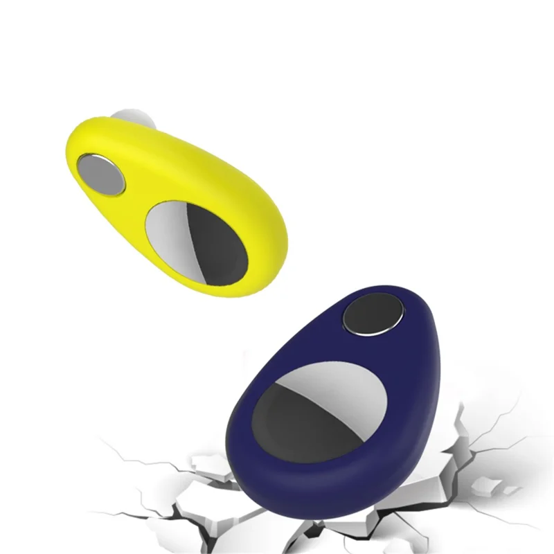 For Apple AirTag Bluetooth-compatible Tracker Silicone Sleeve Anti-Lost Locator Cover (Not Waterproof) - Matcha Green