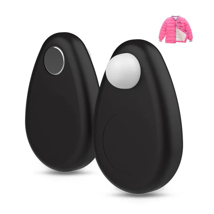 Custodia in silicone impermeabile per tracciatore Bluetooth Apple AirTag Anti-Lost Locator Cover - Nero