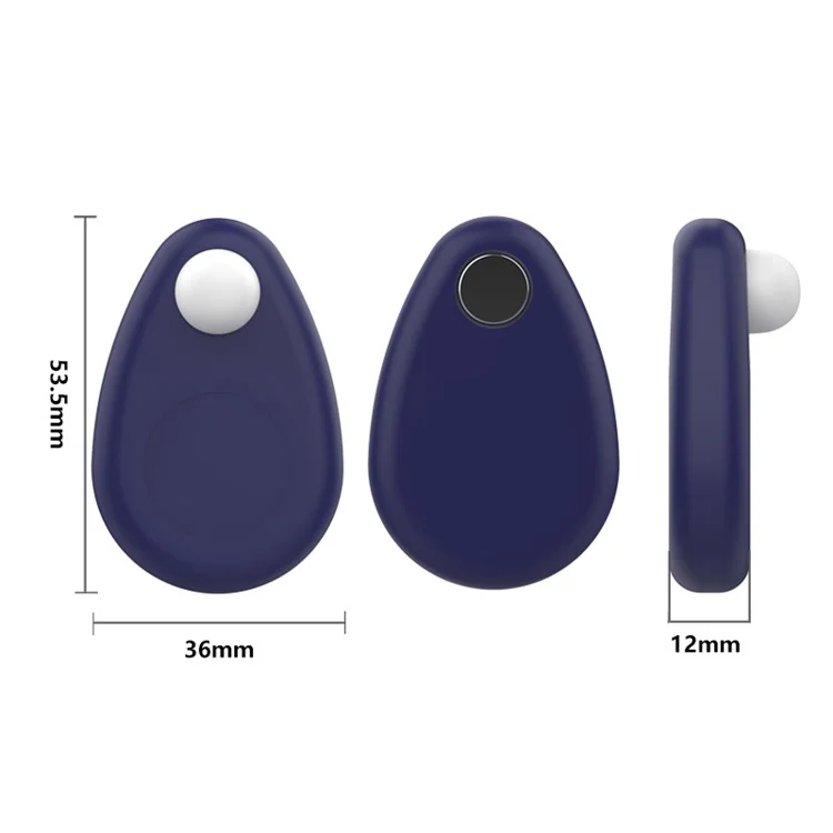Custodia in silicone impermeabile per tracciatore Bluetooth Apple AirTag Anti-Lost Locator Cover - Nero