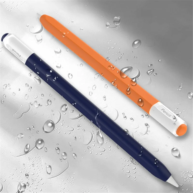 Para Apple Pencil 3 (USB-C) Silicone Sleeve Stylus Pen Flexible Case Protective Cover - Branco