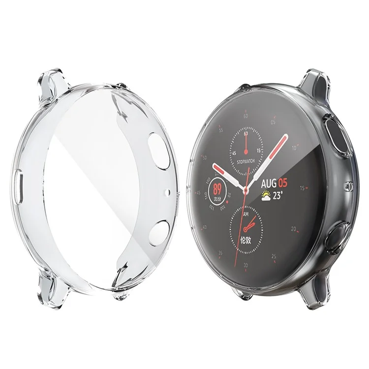 HAT PRINCE Transparent All-wrapped TPU Protective Watch Case for Samsung Galaxy Watch Active2 40mm