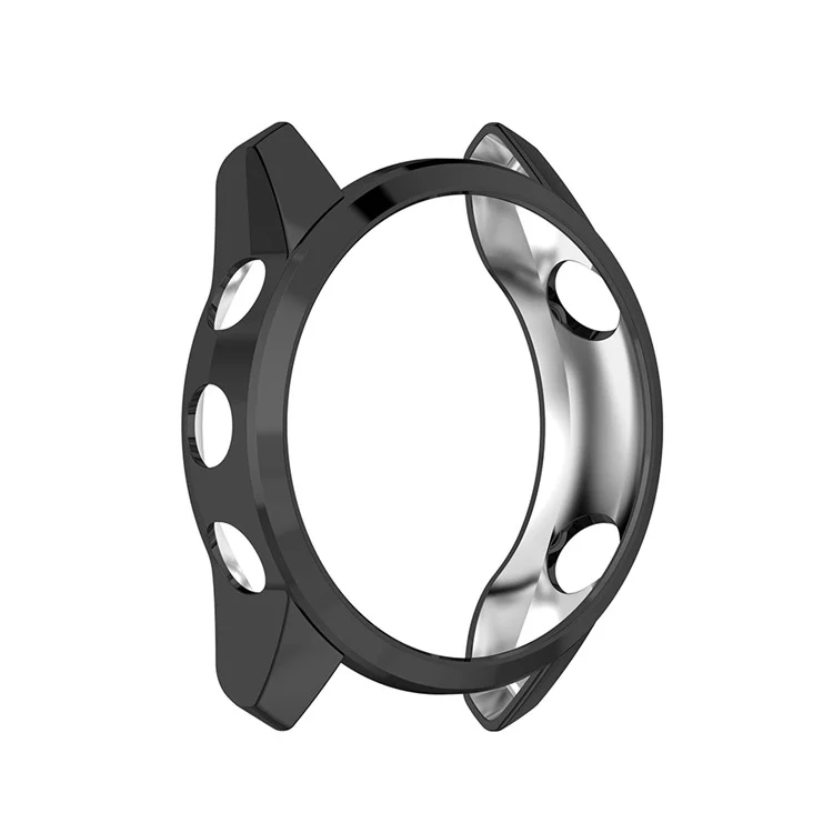 Чулпленый Чехол Для Garmin Forerunner745 TPU Smart Watch Защитная Рамка - Чернить