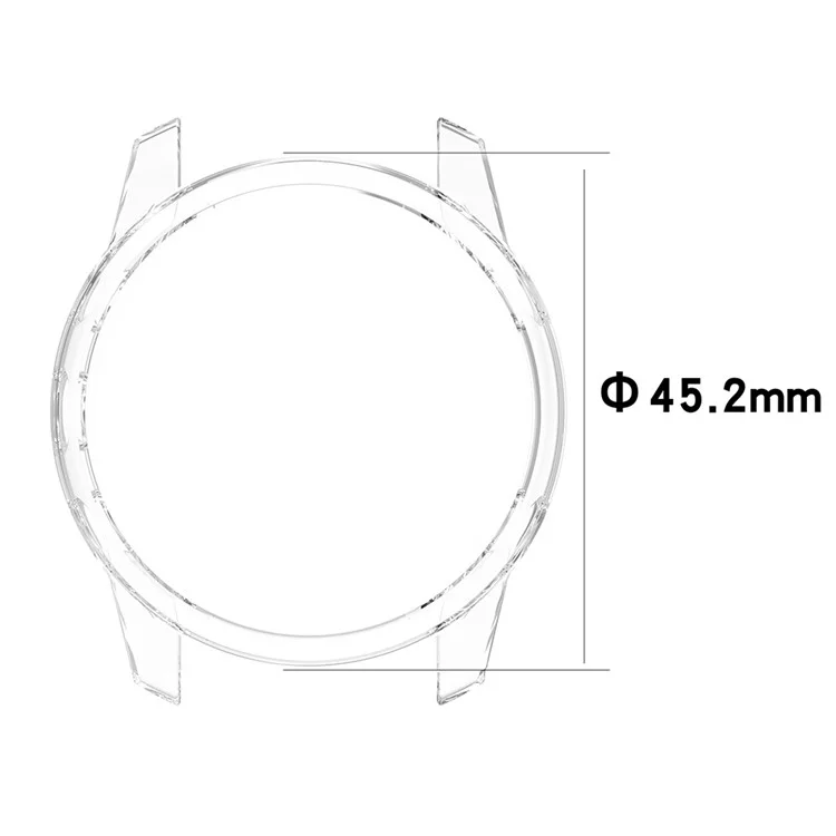 Boîtier de galvanoplastie pour montre connectée Garmin Forerunner745 TPU - Transparent