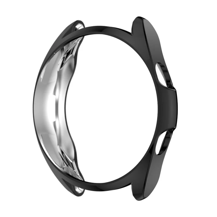 Cadre de Couverture de Montre TPU Électroplastique Pour Samsung Galaxy Watch3 45 mm R840 - le Noir