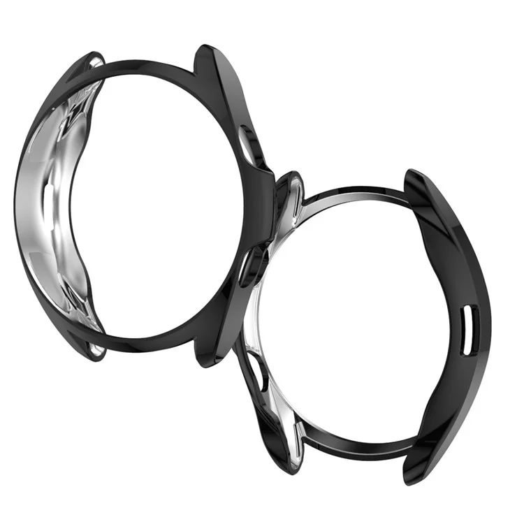 Electroplating TPU Watch Cover Frame for Samsung Galaxy Watch3 45mm R840 - Black