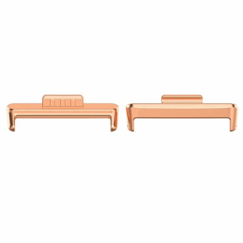 1 Coppia per Huawei Watch Fit 3 Watch Strap Metal Connector 20mm Wrist Band Connection Adapter - Rosa Oro