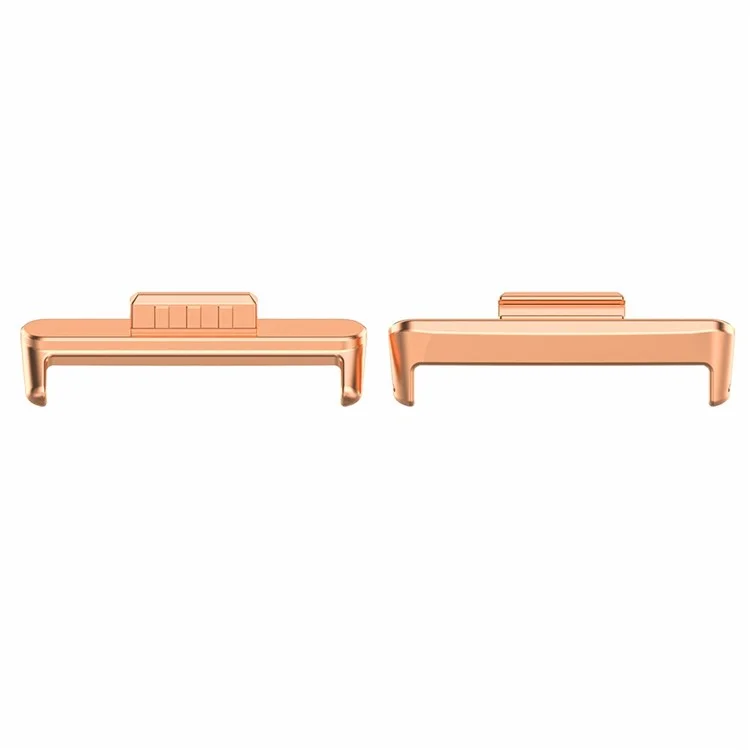 1 paire pour Huawei Watch Fit 3 connecteur de bracelet de montre 22mm bracelet de montre en métal adaptateur de connexion - Or rose