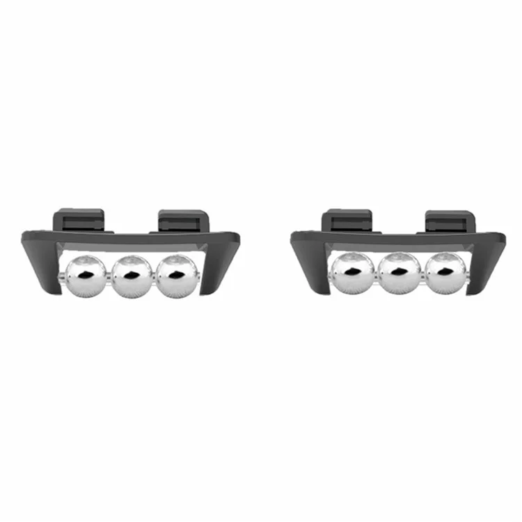 1 Paire pour Huawei Band 9 / 8 Connecteur de Bracelet de Montre Conception de Perles DIY - Noir