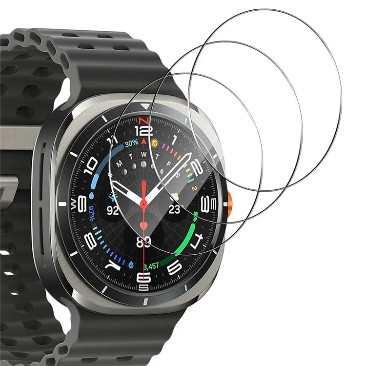 3Pcs For Samsung Galaxy Watch Ultra 47mm Tela de Vidro Temperado Protector de Tela Anti-Arranhões Filme de Relógio