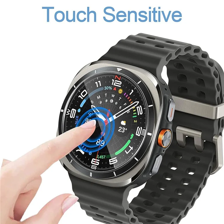 3Pcs For Samsung Galaxy Watch Ultra 47mm Tela de Vidro Temperado Protector de Tela Anti-Arranhões Filme de Relógio