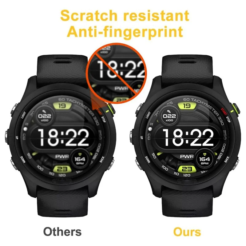 2Pcs For Garmin Forerunner 255 PET Wath Screen Protector 3D Hot Bending Screen Film