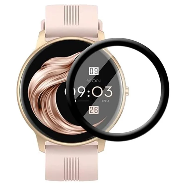 Per AGPTEK LW11 Anti-Scratch Film PET 3D Smartwatch Screen Protector